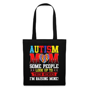 Autism Mom Some People Look Up To Their Autism - Tote Bag - black - Front