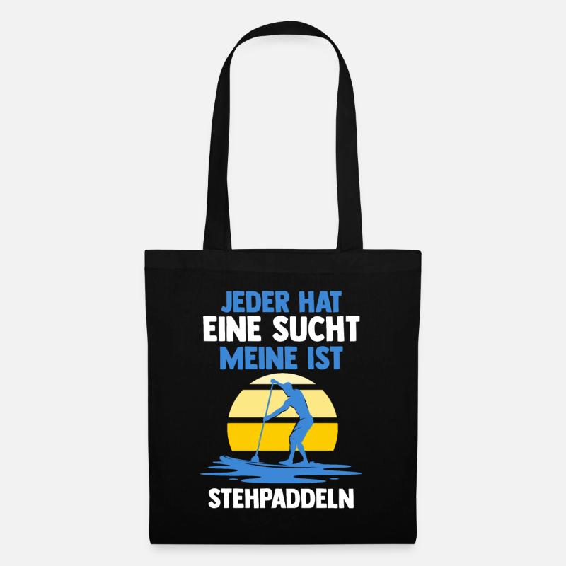 Stand Up Paddeling - Stoffbeutel - Schwarz