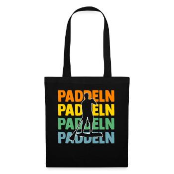 Stand Up Paddeling - Stoffbeutel - Schwarz - Vorne