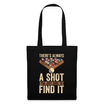 Cue Sports Il y a toujours un coup que vous billard de piscine - Sac en tissu - noir - Devant