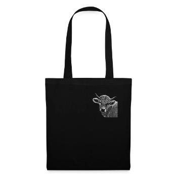 Cow Farm Motif Print - Tote Bag - black - Front