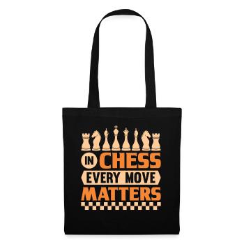 Chess Chess Piece King Pawn Dream - Tote Bag - black - Front