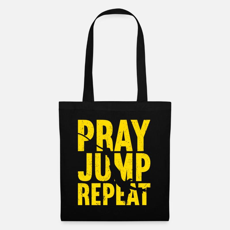 Bungee Jump Bungee Jumping - Tote Bag - black