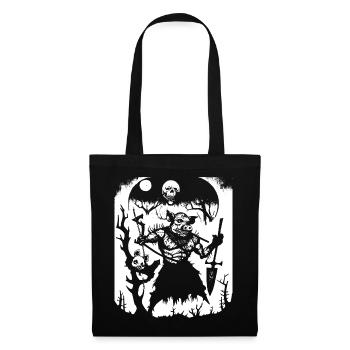 Dark Art Occult Gothic Batcave Girl Post Punk Bat - Tote Bag - black - Front