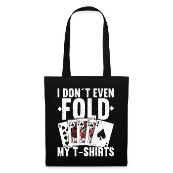 Poker - Sac en tissu - noir - Devant