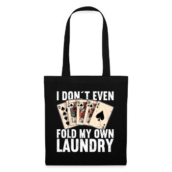 Poker - Sac en tissu - noir - Devant
