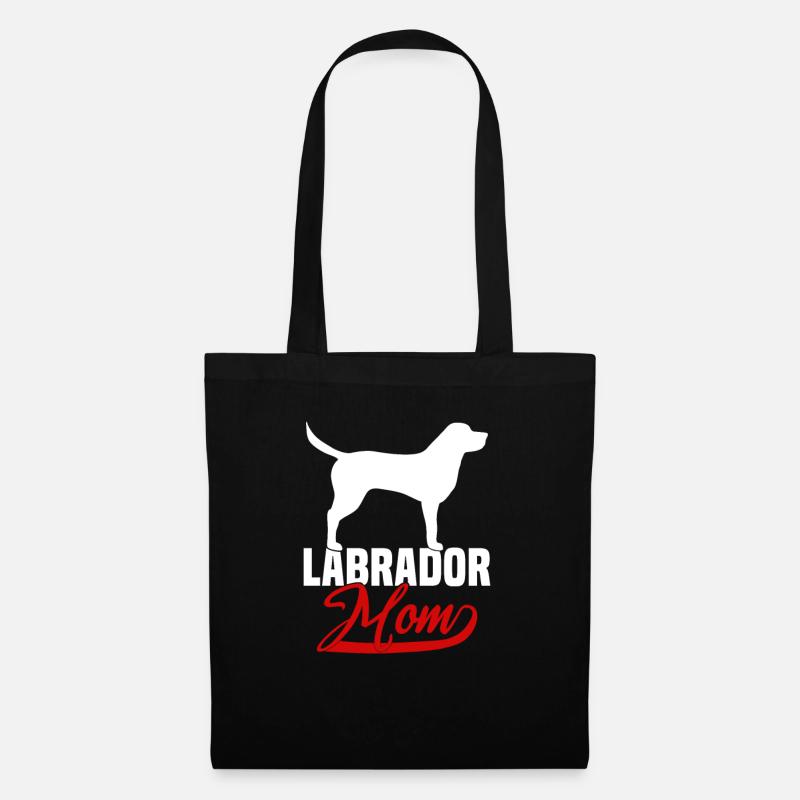 Labrador Mom - Stoffbeutel - Schwarz
