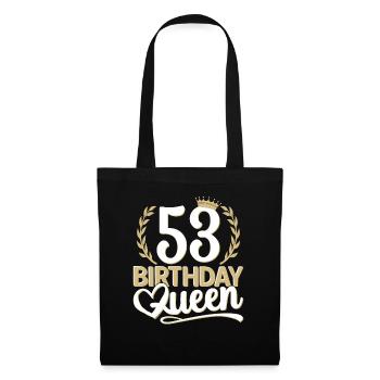 53rd birthday woman 53 years old 53rd 53er Queen - Tote Bag - black - Front