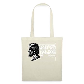 Epictetus Stoic Philosophy Quotes Inspiring Stoici - Stoffbeutel - Natur - Vorne