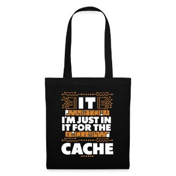 I'm Just In It For The Cache Admin IT Operations - Tote Bag - black - Front