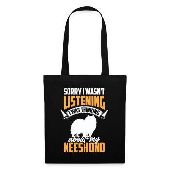 Thought of Wolfsspitz German Keeshond - Tote Bag - black - Front