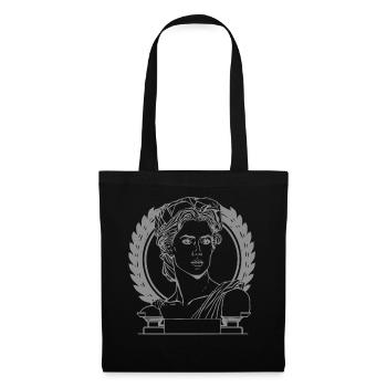 Divinité européenne Déesse romaine Diane Mytholo antique - Sac en tissu - noir - Devant
