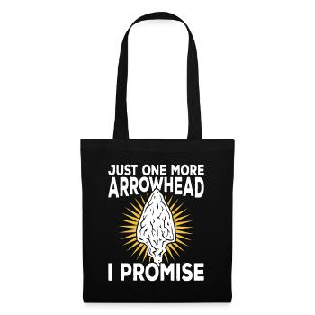 Arrowhead Hunting Arrowheads Flintknapping - Tote Bag - black - Front