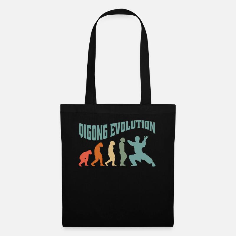 Qi-Gong Chigong Méditation Thaï-Chi Evolution - Sac en tissu - noir
