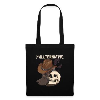 Gothique Y’allternative Graphic Western - Sac en tissu - noir - Devant