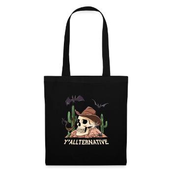 Gothique Y’allternative Graphic Western - Sac en tissu - noir - Devant