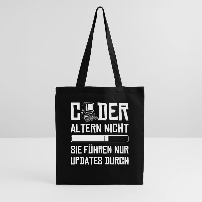 Coder Altern Nicht Developer Softwareingenieur Stoffbeutel