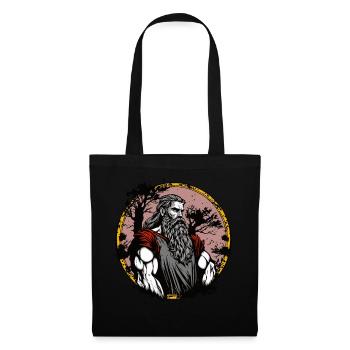 Bragi Norse Deity Viking Mythology God of Poetry - Tote Bag - black - Front