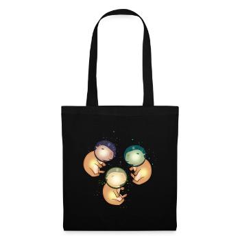 Capybara Gift Astronaut Space Capybara - Tote Bag - black - Front