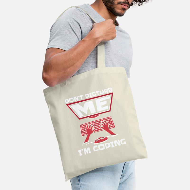 Don't Disturb Me I'm Coding Developer Coder Stoffbeutel