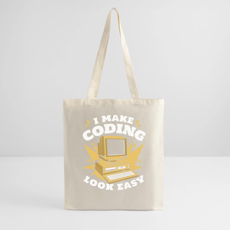 Je rends le codage facile Developer Coder Sac en tissu