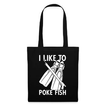 Chasse sous-marine Chasseur sous-marin Chasseur sous-marin - Sac en tissu - noir - Devant