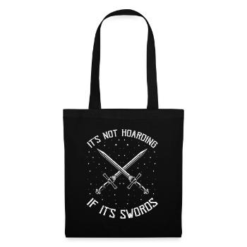 Citation de jeu de rôle pour Larper et Larp - Sac en tissu - noir - Devant