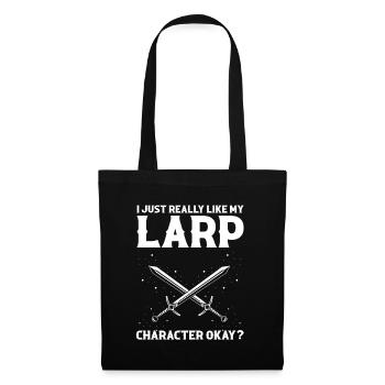 Fantasy role-playing game quote for sword fighting - Tote Bag - black - Front