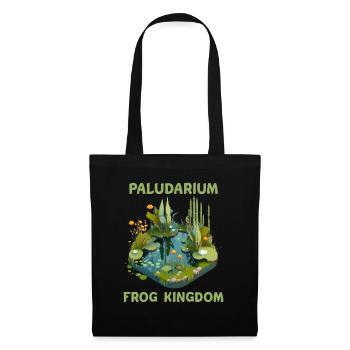 Paludarium Aquaterrarium Aquascaping Frog Kingdom - Sac en tissu - noir - Devant