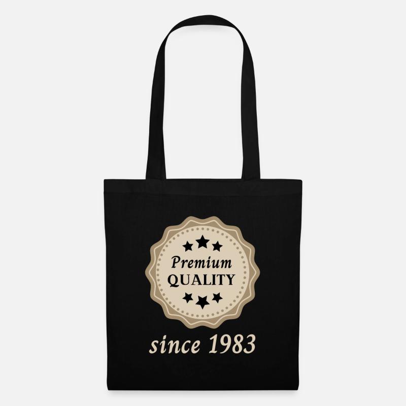 Premium Quality since 1983 - Stoffbeutel - Schwarz