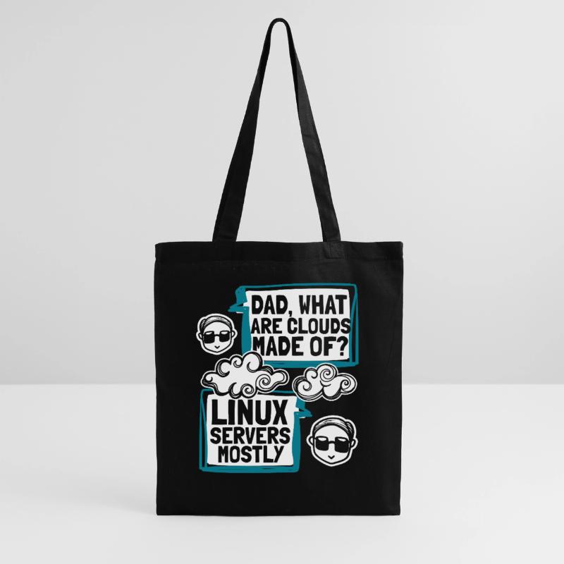 Dad What Are Clouds Made Of Developer Coder Stoffbeutel
