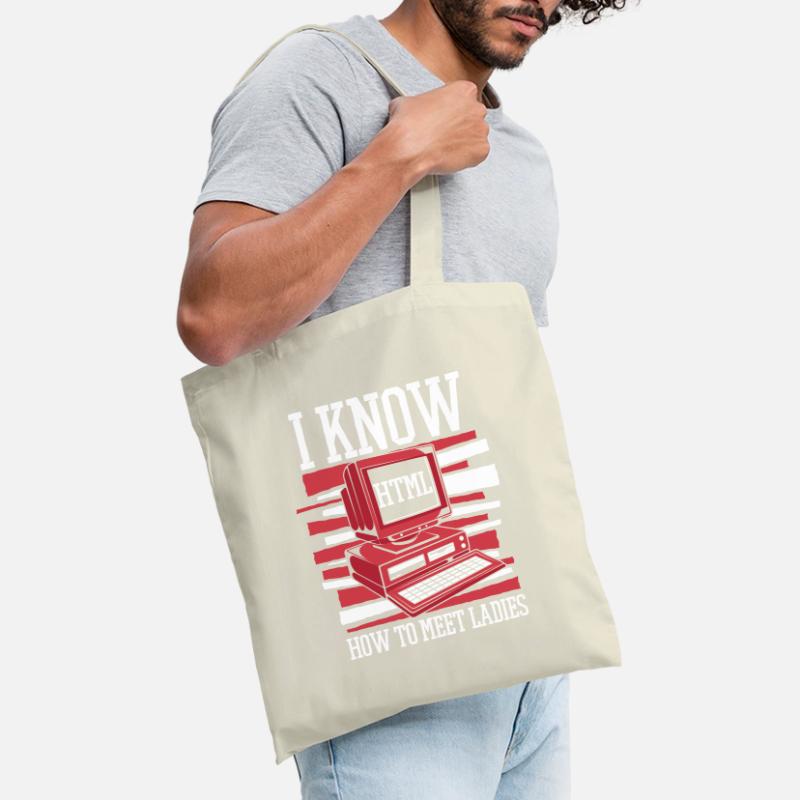 Je sais chaud pour rencontrer des dames Developer Coder Sac en tissu