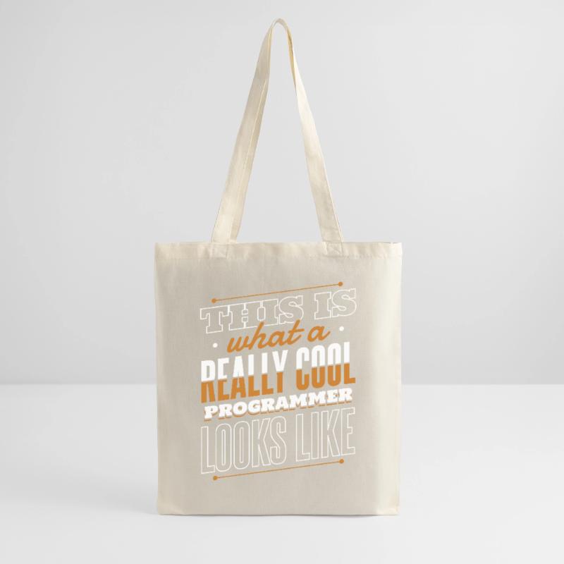 What A Really Cool Programmer Looks Like Coder Tote Bag