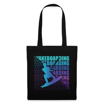 Wakeboard Wakeboarder Wakeboarding Freestyle DNA - Tote Bag - black - Front