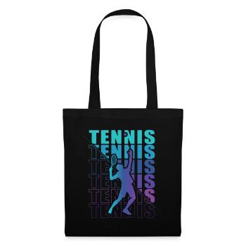 Vêtements pour joueurs de tennis Tennis Femmes Filles - Sac en tissu - noir - Devant