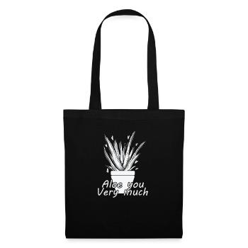 Aloe you Very much Aloe Vera medicinal plant - Tote Bag - black - Front