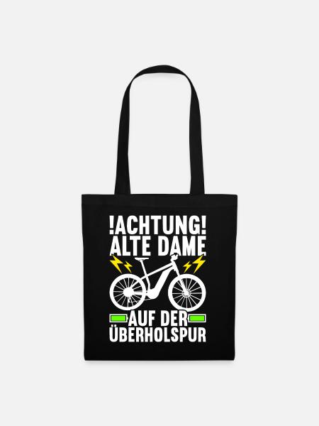 E-Bike E Bike Elektrofahrrad Elektrorad - Stoffbeutel - Schwarz