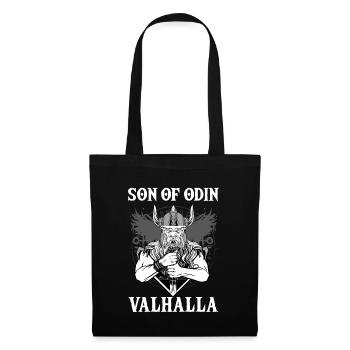 Fils d’Odin Valhalla I Mythologie Viking - Sac en tissu - noir - Devant