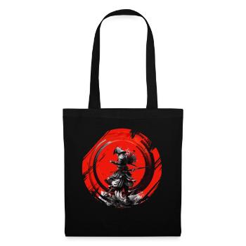 Samurai Japan Kultur - Stoffbeutel - Schwarz - Vorne