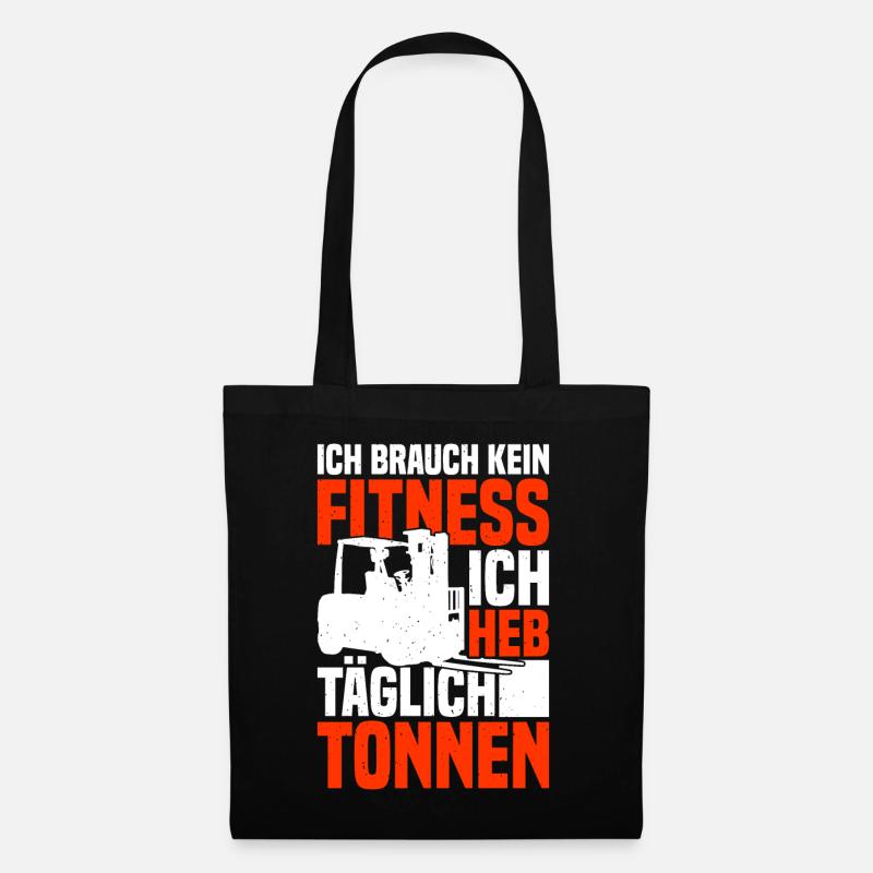 Gabelstaplerfahrer Gabelstapler Staplerfahrer - Stoffbeutel - Schwarz