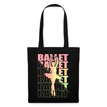 Ballet, Ballerina, Girl, Girl, Dancing - Tote Bag - black - Front