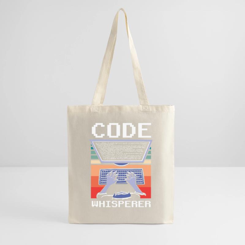 Code Whisperer Programmer Coding Coder Tote Bag