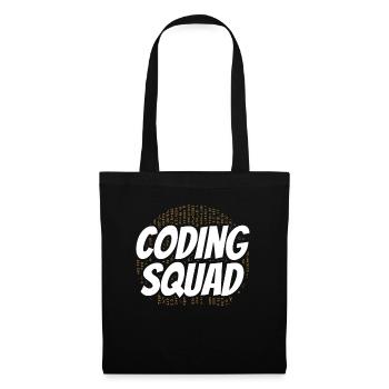 Équipe de codage Programmeurs Codeur de programmation - Sac en tissu - noir - Devant
