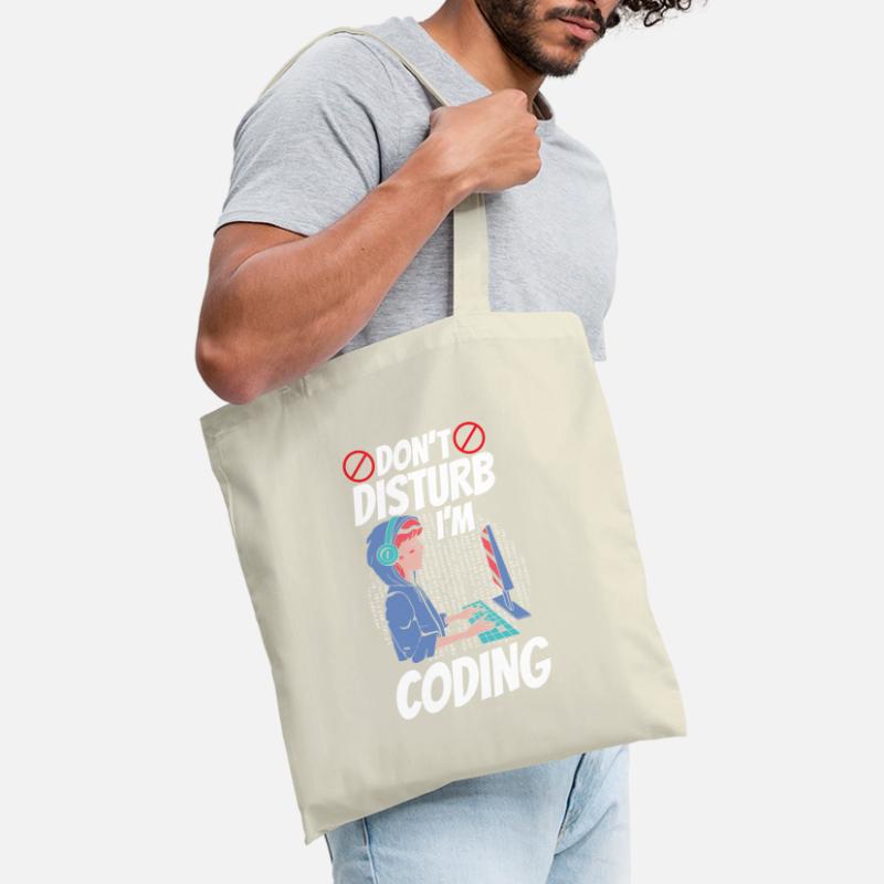 Stören Sie Nicht: Ich Programmiere Coding Coder Stoffbeutel