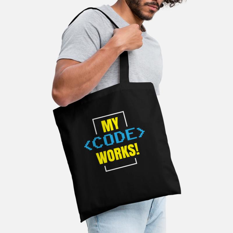 Mein Code Funktioniert Programmieren Coding Coder Stoffbeutel