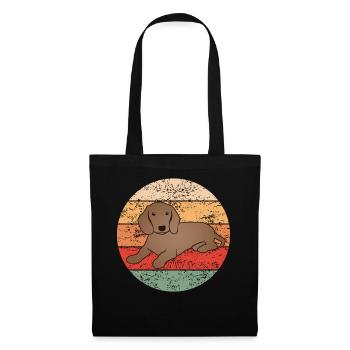 Dachshund Dachshund Dog Lover Retro Gift - Tote Bag - black - Front