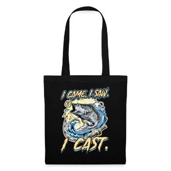 I Came. I Saw. I Cast. -Fishing - Tote Bag - black - Front