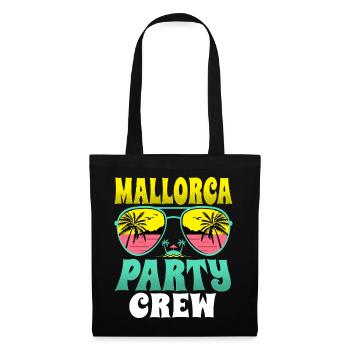 Majorque Party Crew - Sac en tissu - noir - Devant