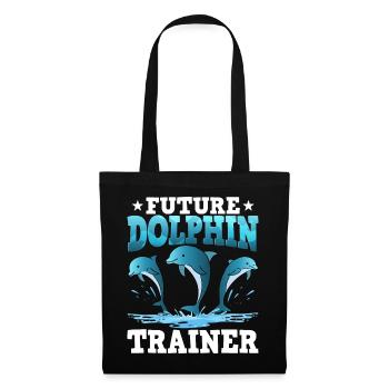 Future Dolphin Trainer - Tote Bag - black - Front