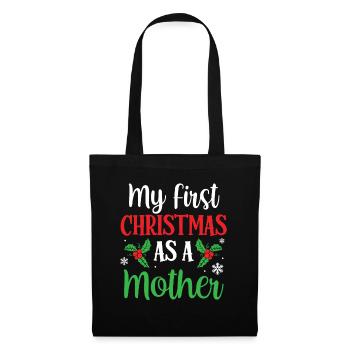 My first Christmas as a mother pregnant - Tote Bag - black - Front